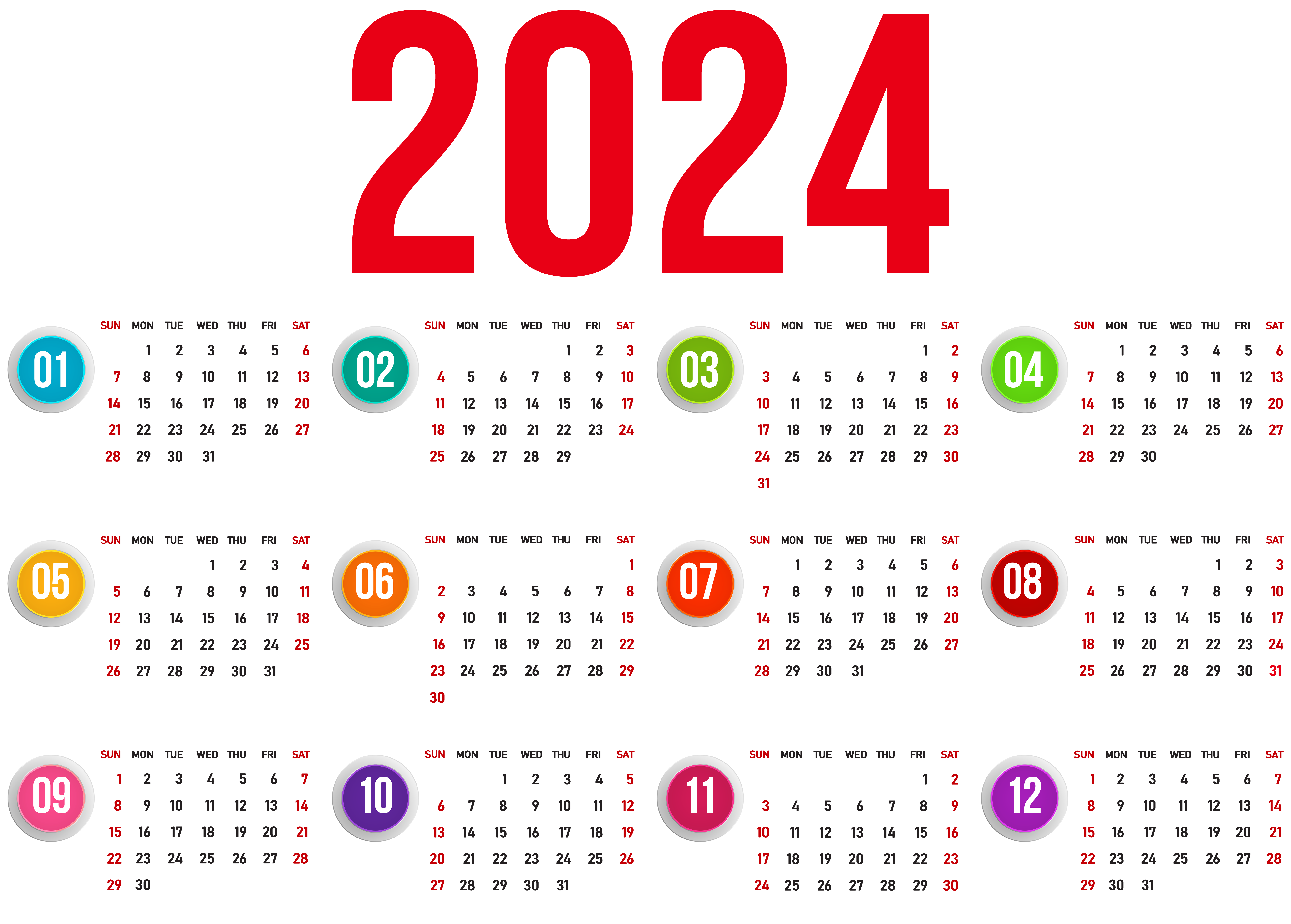 Free 2024 Calendar Clipart Chris Delcine
